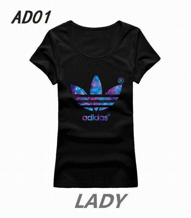 Adidas short round collar T woman S-2XL-005